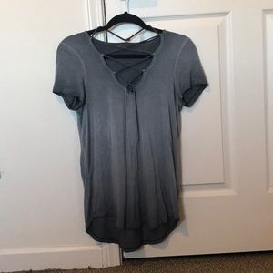 Grey American Eagle Soft & Sexy Shirt